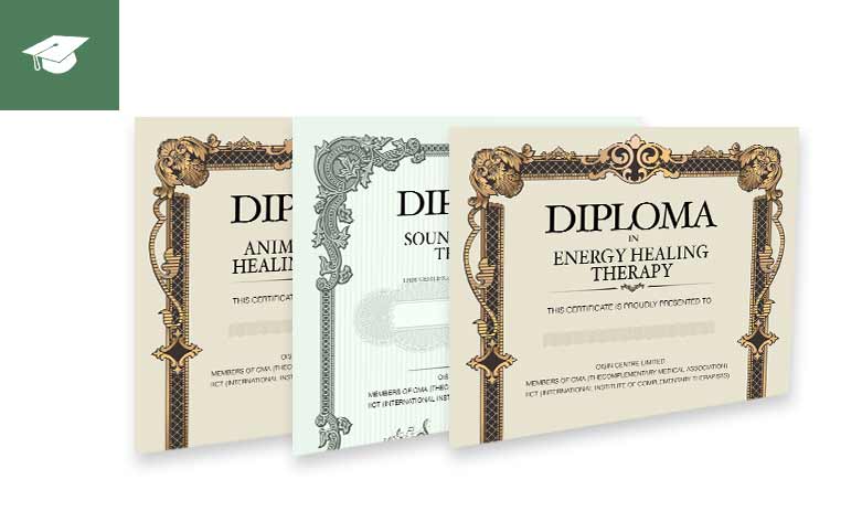 Diploma Certificate - Energy Healing Therapy - Healing Courses Online
